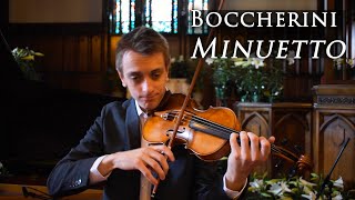 Boccherini Minuetto for Violin and Piano Performed by Brian Ostrega and Stephen Uhl [upl. by Gaw]