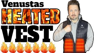 🔥 Venustas Heated Vest Review 🔥 Lightweight Warm Long Battery Life amp Backup Power for Your Phone [upl. by Mcclary]