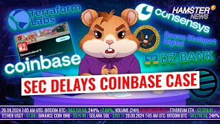 Terraform Labs shuts down SEC delays Coinbase case Decentraland hacked on X ⚡️ Hamster News [upl. by Teirtza573]