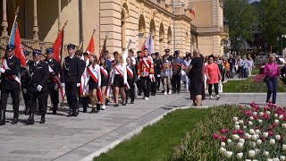 Uroczyste obchody 233 rocznicy uchwalenia Konstytucji 3 Maja w KrynicyZdroju 2024 [upl. by Amluz]