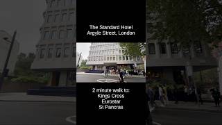 Hotel near Eurostar St Pancras Kings Cross London youtubecreatorcommunity [upl. by Lucian]