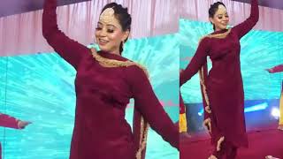 Girl in Purple SatinSilk Dance with Punjabi Song [upl. by Assen]