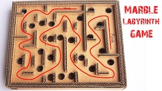 How to Make a Cardboard Box MARBLE LABYRINTH GAME  Teaser Clip [upl. by Lednyk629]