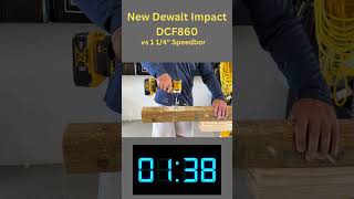 New 20v Dewalt DCF860 vs 1 14quot speedor tools dewaltpowertoolspowertoolsdiyshortswoodworking [upl. by Borries]