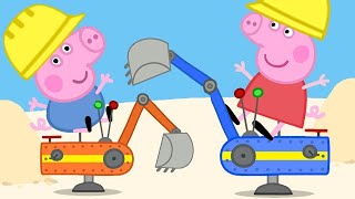 Digger World Adventures 🐷🚜 Peppa Pig Official Channel Family Kids Cartoons [upl. by Yelra]