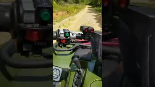 Yamaha Kodiak 700 EHS tuner Barkers dual exhaust trail ride [upl. by Acissej]