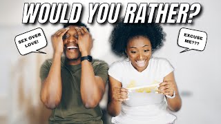 The Funniest Would You Rather Game Ever Couples Edition 👫 Ft Africhange [upl. by Amees559]