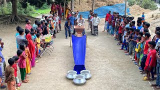 ধান ভাঙ্গানোর মেশিন আর কাপড়ে বল গড়িয়ে গ্রামের চাচারা ছোলা খেজুর আর তেল জিতে নিলো। Ramadan 2023 [upl. by Deehahs]