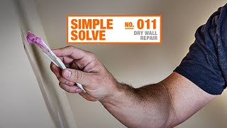 How to Fix Small Holes in Drywall  The Home Depot Canada [upl. by Deacon]