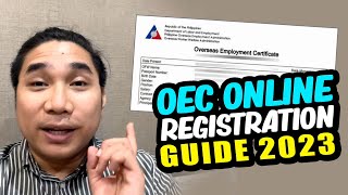 PAANO KUMUHA NG OEC Online 2023  OEC Exemption Updates Requirements [upl. by Anemolihp709]