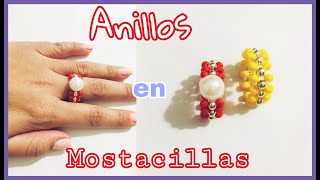 Como hacer ANILLOS en MOSTACILLA paso a pasoEN 5 MINUTOS [upl. by Durstin]