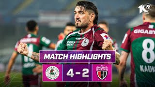 Match Highlights  Mohun Bagan Super Giant 42 NorthEast United FC  MW 15  ISL 202324 [upl. by Stamata]