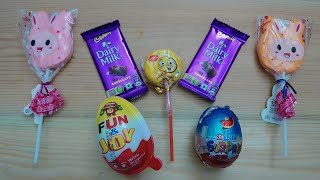 Lollipop amp Kinder Joy Unboxing  Yummy Chocolate Surprise Gift [upl. by Halehs506]