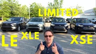 ALL 2019 RAV4 Hybrids Together You Pick Who Wins as I Compare Them [upl. by Dearr758]