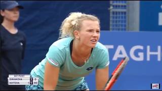 Kvitova Siniakova Prague [upl. by Seugirdor]