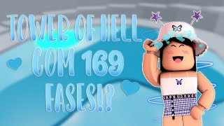 RobloxTOWER OF HELL COM 169 FASES 😱 [upl. by Noiro]