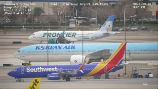 🔴 Live Las Vegas airport camera with ATC plane spotting [upl. by Belanger175]