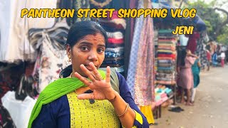 இந்த வெயிலுக்கு ஏற்ற காட்டன் Materials Shopping VLOG Pantheon Street Cloth Market  Jeni [upl. by Shamrao]