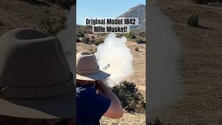 Springfield 1842 Rifle Musket at 180 yards youtubeshorts 100ksubscribers youtubevideos [upl. by Eetsim]