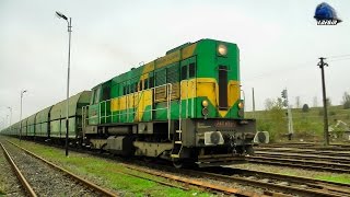 Locomotiva PSZ 740 8552 Loko amp Marfar PSZ Freight Train in Episcopia Bihor RO  22 October 2014 [upl. by Okorih492]