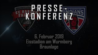 Pressekonferenz zum Spiel Harzer Falken vs EC Hannover Indians 622019 [upl. by Manas]