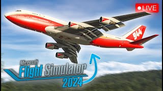 Microsoft Flight Simulator 2024 LIVE  Second Impressions  97 Fixed [upl. by Cornish]