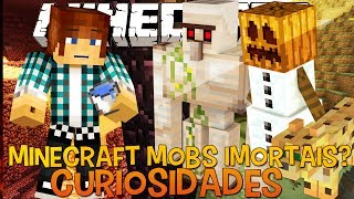 Curiosidades Minecraft Ep8  Mobs Imortais Agua no Nether [upl. by Ainevuol]