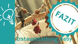 Fazit ❗️ Erstausstattung Babyboy 👶🏼  Wickelecke  Flaschenkind🍼 [upl. by Wehttan254]