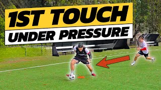 Passing amp 1st Touch Drill ADVANCED for Soccer ⚽️ [upl. by Kcaj]