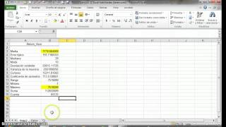 Estadistica descriptiva y tablas dinamicas Excel [upl. by Dreher]