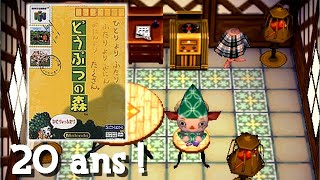 LE PREMIER JEU ANIMAL CROSSING どうぶつの森 🌱 20 ans de la série [upl. by Davena]