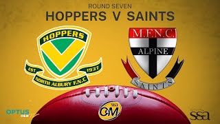 R07 2023  North Albury Hoppers vs Myrtleford Saints [upl. by Yelmene]