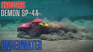 RC CRAWLER CROSSRC Demon SP4A UNDERWATER 4X4 OFFROAD [upl. by Adnileb]