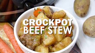 Crockpot Beef Stew Recipe Slowcooker Recipes [upl. by Pompei863]