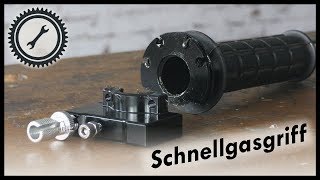 Einbau Schnellgasgriff Vor und Nachteile  Simson S50S51 Tutorial [upl. by Metsky]