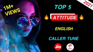 Top 5 Trending English Caller Tune  Attitude English Caller Tune  Best English HelloTune Airtel [upl. by Albur379]