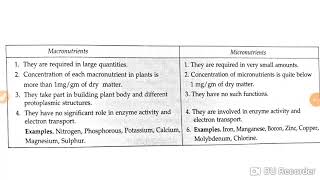 Differences between Macronutrients and Micronutrients [upl. by Sesmar]