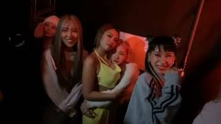 EMMA SONG엠마 hug Gabee in STREET WOMAN FIGHTER concert backstage [upl. by Ecirpak]