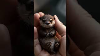 Check this out The tiniest Otter Pup you can imagine [upl. by Anikat]