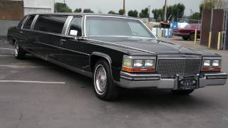 1987 Cadillac Brougham De Elegance Limo limousine For Sale [upl. by Leake605]