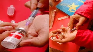 How to ready Montaz injection at home  antibodies injection l Montaz 250 mg injection use in hindi [upl. by Delmar]