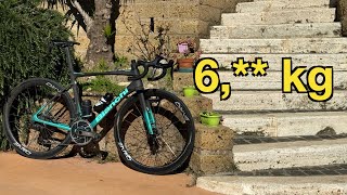 LA BICI PIU LEGGERA CHE ABBIA MAI AVUTO RECENSIONE BIANCHI SPECIALISSIMA RC [upl. by Nnylirret269]