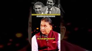 Sunny gavaskar 😡 talking about his friendship with Kapil dev  shorts cricket youtubeshorts [upl. by Philo]