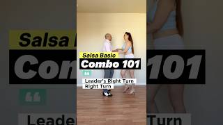 Salsa Basics “Combo 101” from Salsa Dance Challenge 020 salsa salsadancing dance baile shorts [upl. by Neyugn845]