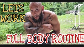 Prison Calisthenics Routine  Full Body Workout [upl. by Odnuges81]