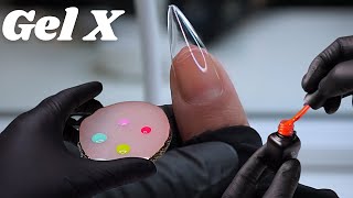 How To Do Gel X Nails At Home  Easy Nail Art  Beginner Friendly Tutorial  Beetles Starter Kit [upl. by Dedra]