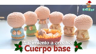 ¡Inicia tu NACIMIENTO A CROCHET quotCómo hacer el cuerpo base perfectoquot✨ [upl. by Viole]