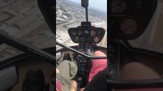 R44 Autorotation FULL DOWN cockpit view 📩😮🚁 [upl. by Anuahsar]