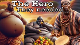 Nduka the fat Giant The Hero of Amaigbo African Folktales storytelling [upl. by Yecak]