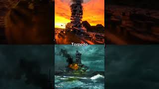 Warships Comparison IJN Nagato VS IJN Kongō  comparison warships shorts edit [upl. by Ettore]